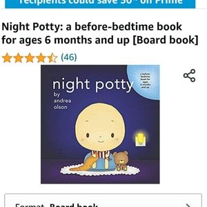 Tiny potty and Night potty 2 pk board book